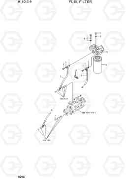 9290 FUEL FILTER R160LC-9, Hyundai