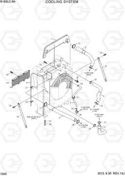 1040 COOLING SYSTEM R160LC-9A, Hyundai