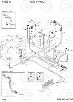 1060 FUEL SYSTEM R160LC-9A, Hyundai