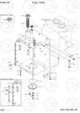 1070 FUEL TANK R160LC-9A, Hyundai