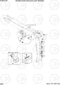 2035 BOOM ELECTRIC(ADJUST BOOM) R160LC-9A, Hyundai