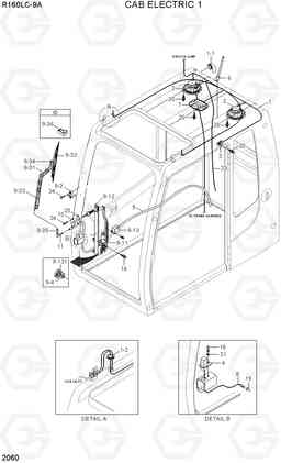 2060 CAB ELECTRIC 1 R160LC-9A, Hyundai