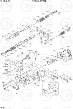 4020 REGULATOR R160LC-9A, Hyundai