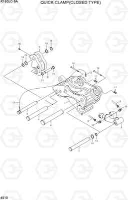 4510 QUICK CLAMP(CLOSED TYPE) R160LC-9A, Hyundai