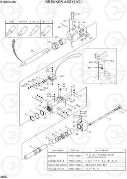 4600 BREAKER ASSY(1/2) R160LC-9A, Hyundai