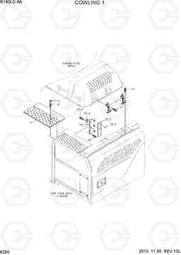 6200 COWLING 1 R160LC-9A, Hyundai