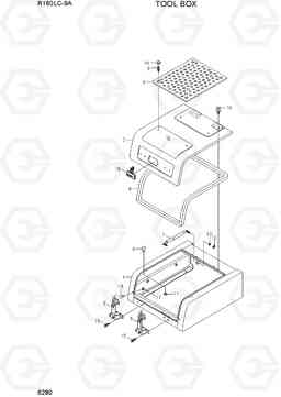 6280 TOOL BOX R160LC-9A, Hyundai