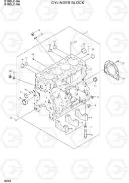 9010 CYLINDER BLOCK R160LC-9A, Hyundai