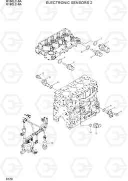 9120 ELECTRONIC SENSORS 2 R160LC-9A, Hyundai
