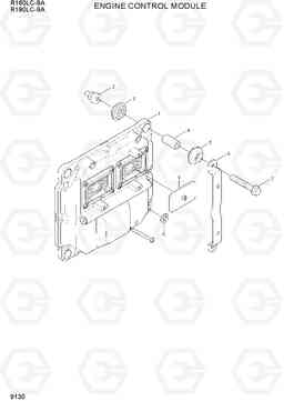 9130 ENGINE CONTROL MODULE R160LC-9A, Hyundai