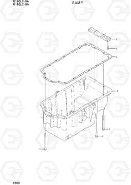 9190 SUMP R160LC-9A, Hyundai