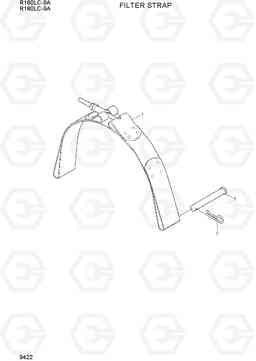 9422 FILTER STRAP R160LC-9A, Hyundai