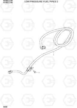 9490 LOW PRESSURE FUEL PIPES 2 R160LC-9A, Hyundai