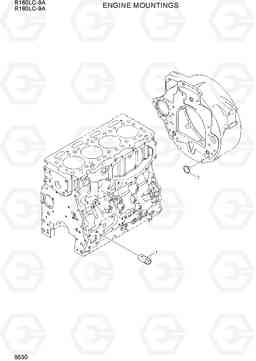 9530 ENGINE MOUNTINGS R160LC-9A, Hyundai