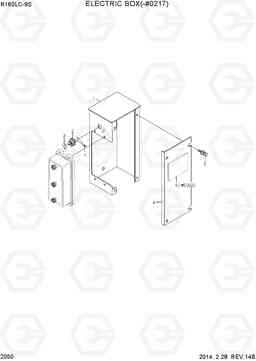 2050 ELECTRIC BOX(-#0217) R160LC-9S, Hyundai
