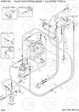 3275 PILOT HYD PIPING(BASE 1, CLUSTER TYPE 2) R160LC-9S, Hyundai