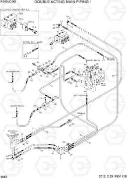 3645 DOUBLE ACTING MAIN PIPING KIT 1 R160LC-9S, Hyundai