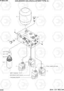 4245 SOLENOID VALVE(CLUSTER TYPE 2) R160LC-9S, Hyundai