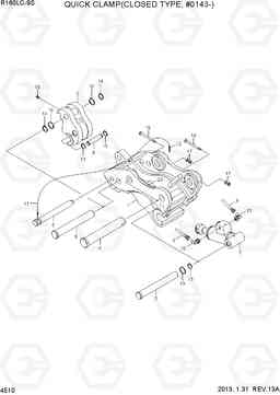 4510 QUICK CLAMP(CLOSED TYPE, #0143-) R160LC-9S, Hyundai