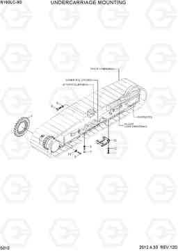 5010 UNDERCARRIAGE MOUNTING R160LC-9S, Hyundai