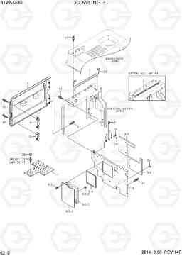 6210 COWLING 2 R160LC-9S, Hyundai