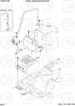 6270 TOOL BOX MOUNTING R160LC-9S, Hyundai