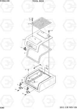 6280 TOOL BOX R160LC-9S, Hyundai