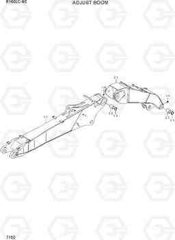 7150 ADJUST BOOM R160LC-9S, Hyundai