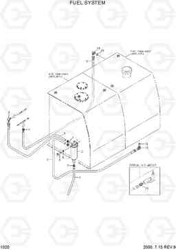 1020 FUEL SYSTEM R170W-3, Hyundai