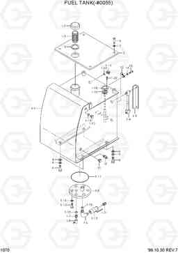 1070 FUEL TANK(-#0055) R170W-3, Hyundai