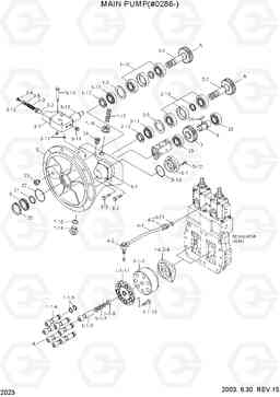 2023 MAIN PUMP(#0286-) R170W-3, Hyundai