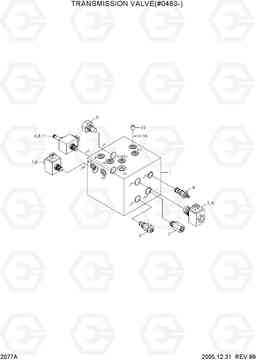 2077A TRANSMISSION VALVE(#0463-) R170W-3, Hyundai