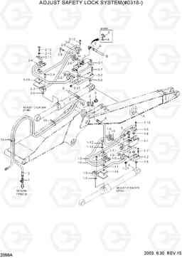 2099A ADJUST SAFETY LOCK SYSTEM(#0318-) R170W-3, Hyundai