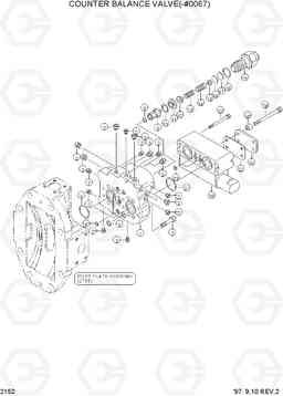 2152 COUNTER BALANCE VALVE(-#0067) R170W-3, Hyundai