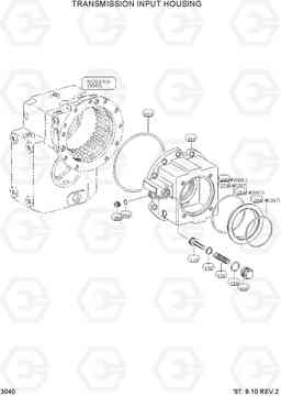 3040 TRANSMISSION INPUT HOUSING R170W-3, Hyundai