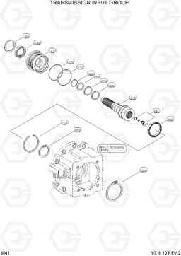 3041 TRANSMISSION INPUT GROUP R170W-3, Hyundai