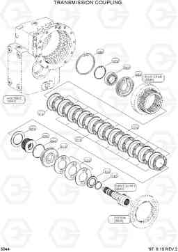 3044 TRANSMISSION COUPLING R170W-3, Hyundai