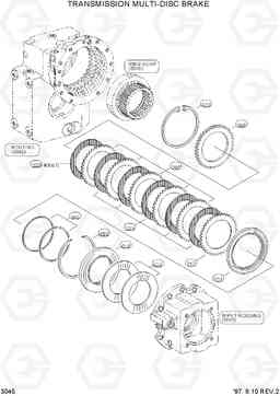 3045 TRANSMISSION MULTI-DISC BRAKE R170W-3, Hyundai