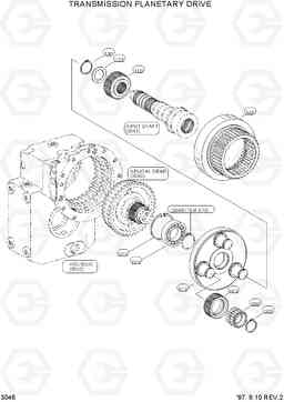 3046 TRANSMISSION PLANETARY DRIVE R170W-3, Hyundai