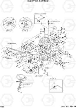 4030 ELECTRIC PARTS 2 R170W-3, Hyundai