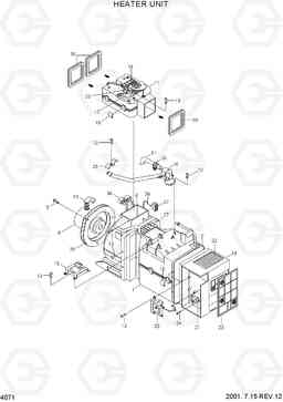 4071 HEATER UNIT R170W-3, Hyundai