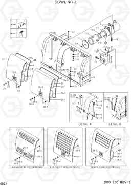 5021 COWLING 2 R170W-3, Hyundai