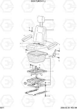 5077 SEAT(#0541-) R170W-3, Hyundai