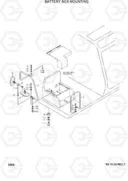 5080 BATTERY BOX MOUNTING R170W-3, Hyundai