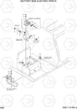 5082 BATTERY BOX ELECTRIC PARTS R170W-3, Hyundai