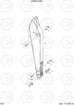 7021 ARM(2.2M) R170W-3, Hyundai
