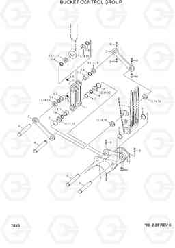 7030 BUCKET CONTROL GROUP R170W-3, Hyundai