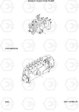 9240 BOSCH INJECTION PUMP R170W-3, Hyundai