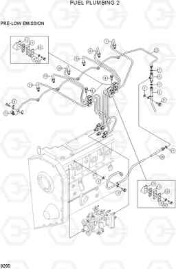 9260 FUEL PLUMBING 2 R170W-3, Hyundai