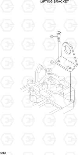 9300 LIFTING BRACKET R170W-3, Hyundai